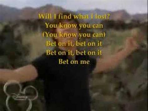 walt disney bet on it lyrics|Iba pa.